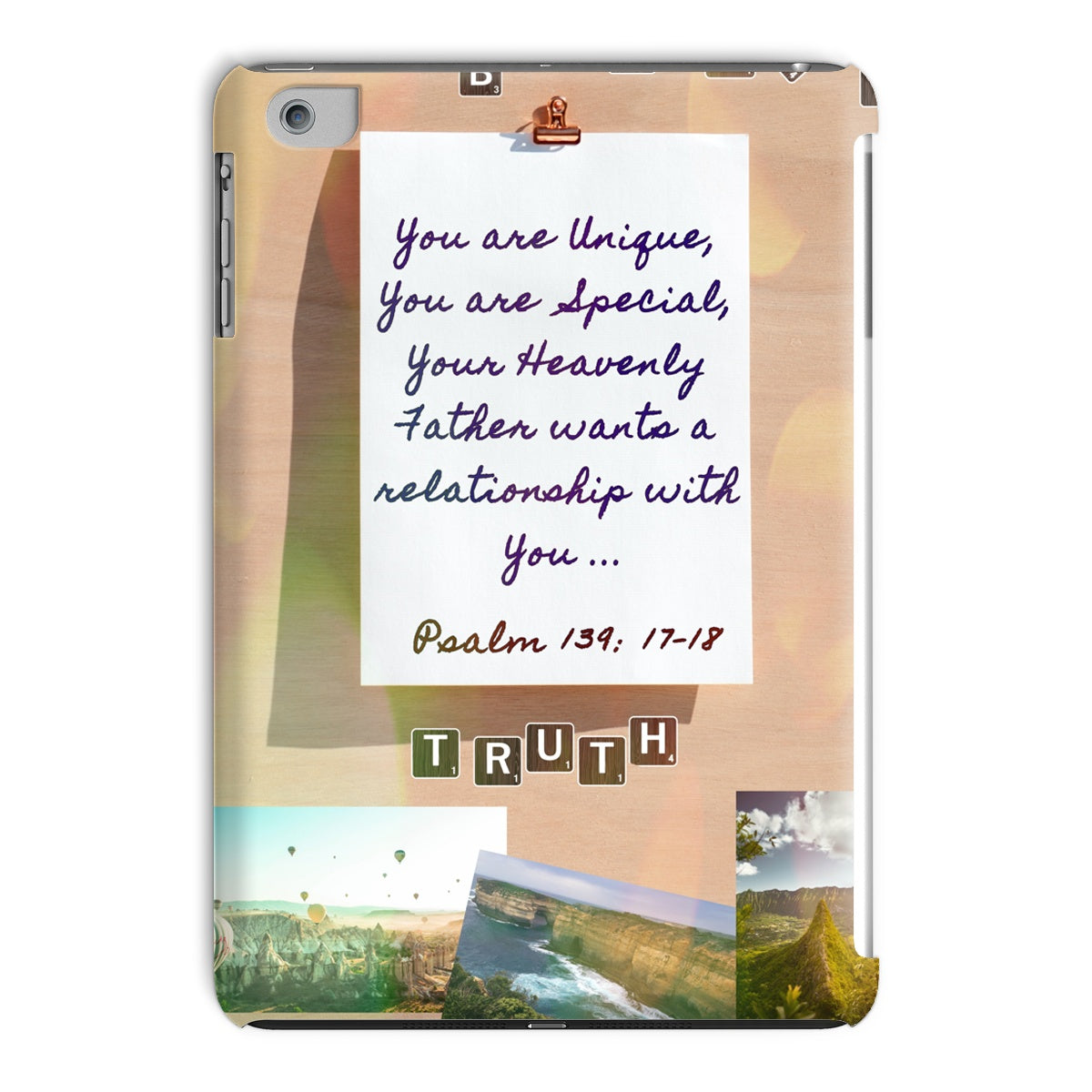 You Are Unique iPad Case