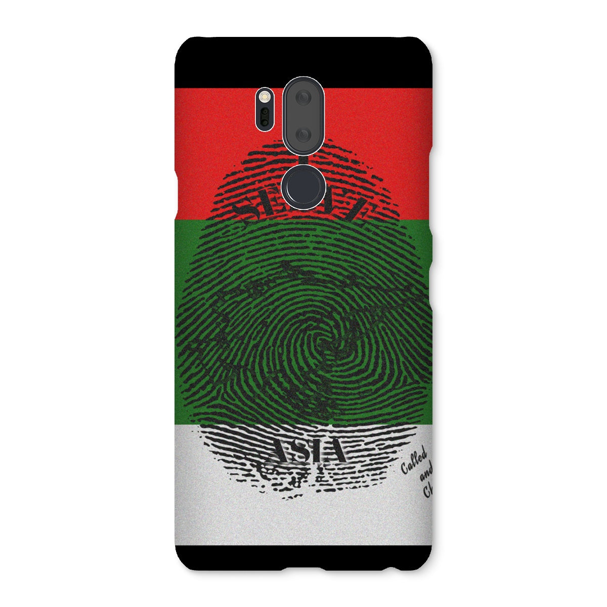 I Serve Asia Fingerprint Snap Phone Case