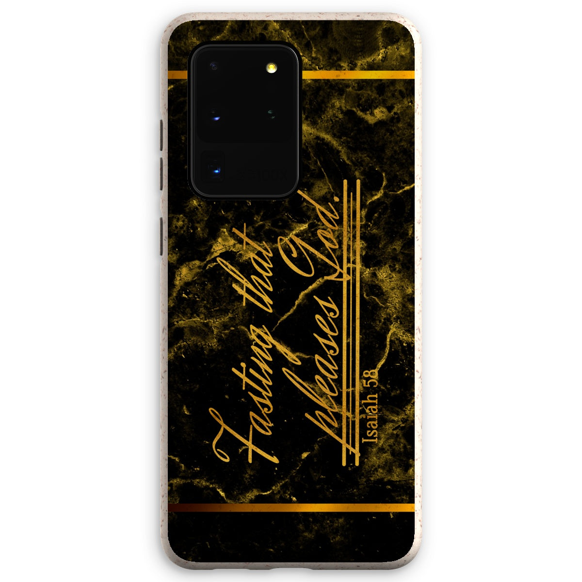Fasting that Pleases God || Isaiah 58 Eco Phone Case