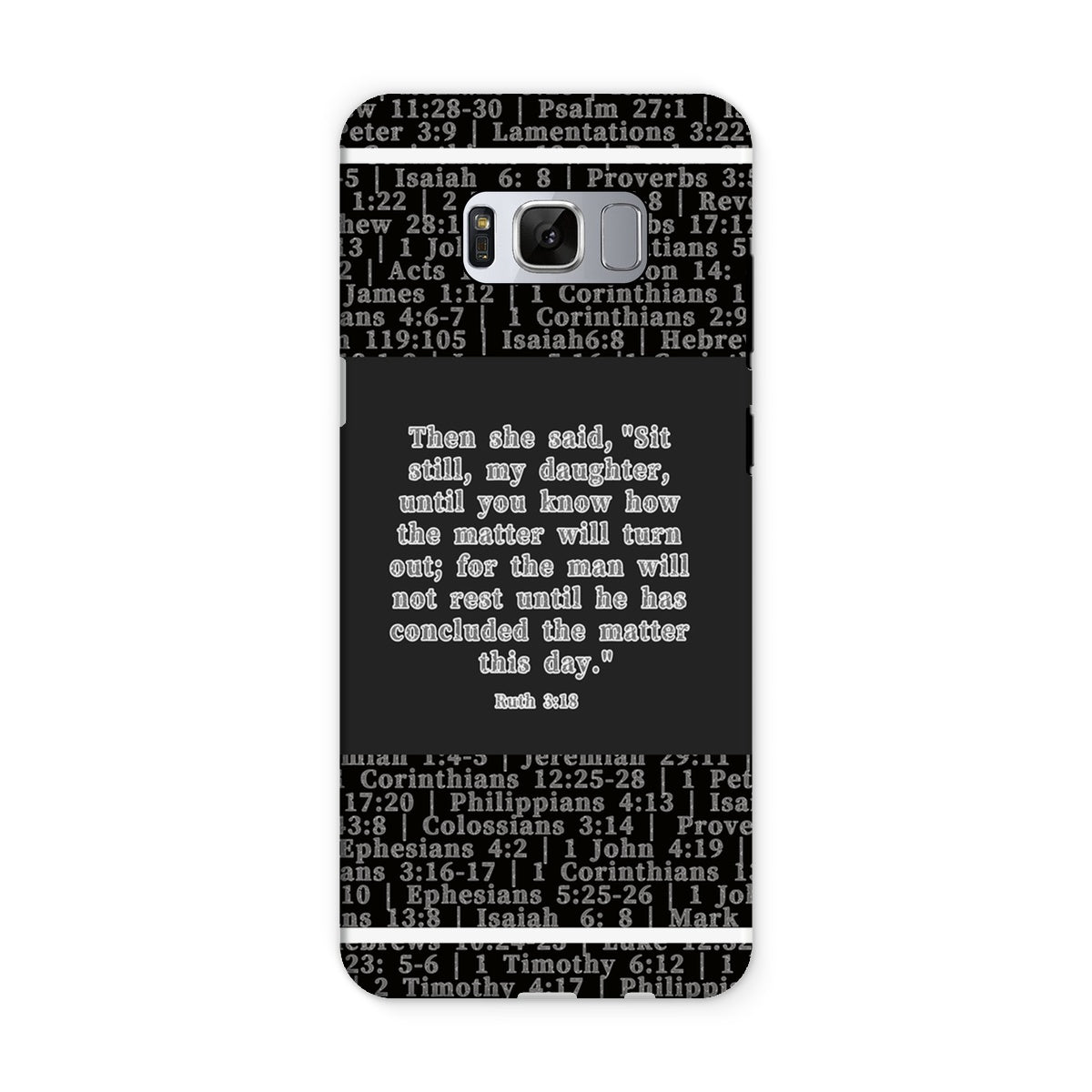 Ruth 3:18 Verse Tough Phone Case