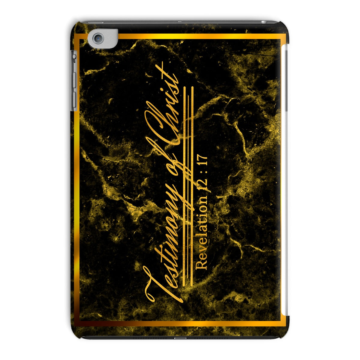 Testimony of Christ || Revelation 12:17 iPad Case