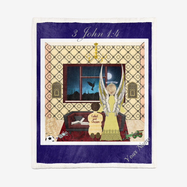 Boy's Called and Chosen South Asia Soft Plush Blanket