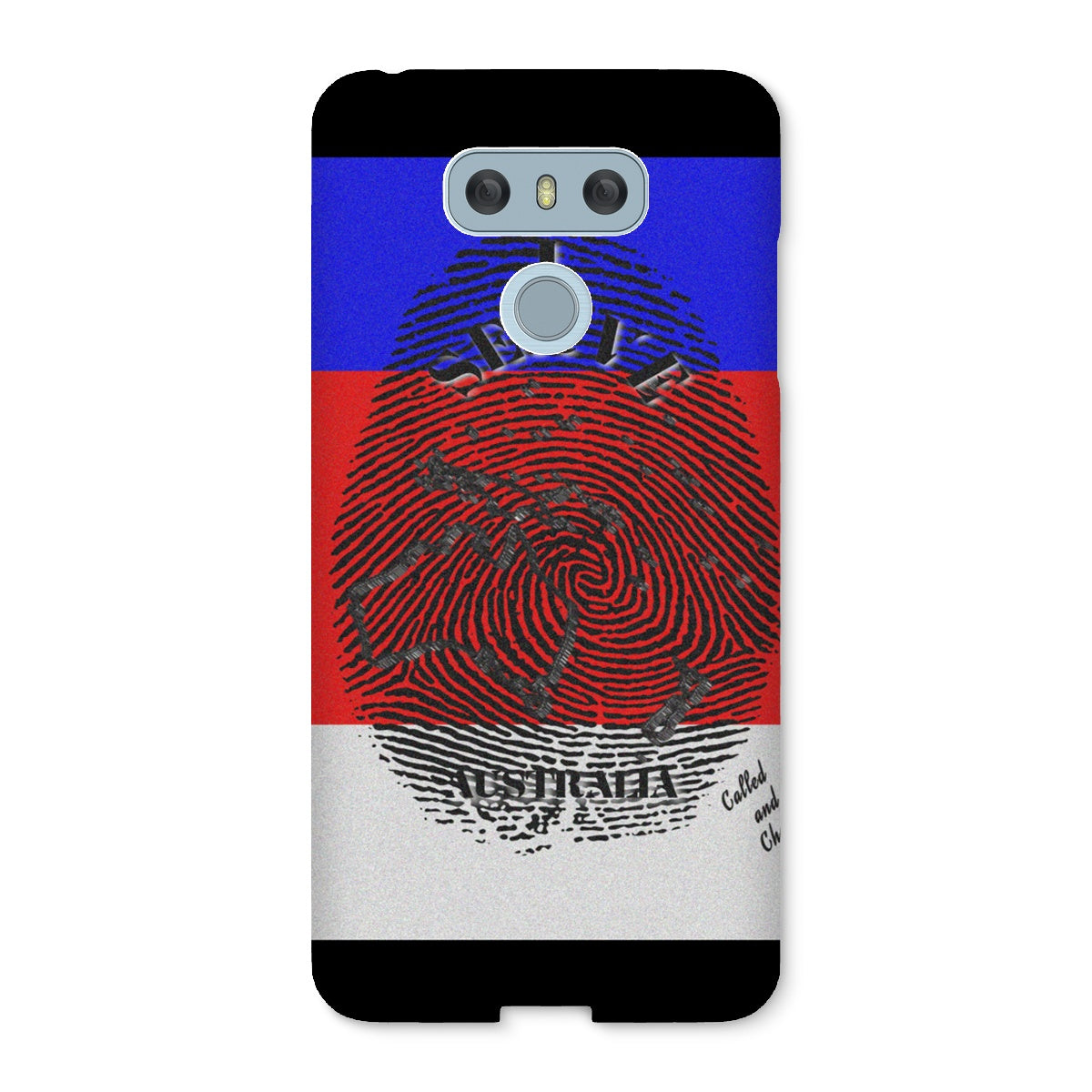 I Serve Australia Fingerprint Snap Phone Case