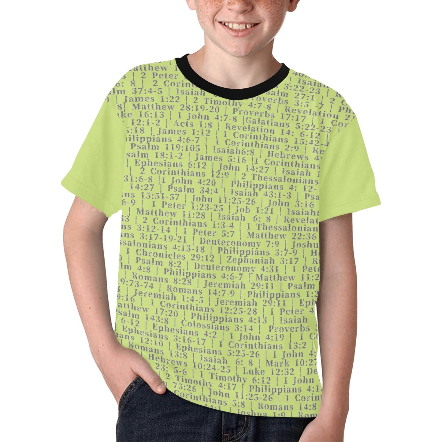 Youth Unisex 1 John 3:18 Covered T-Shirt