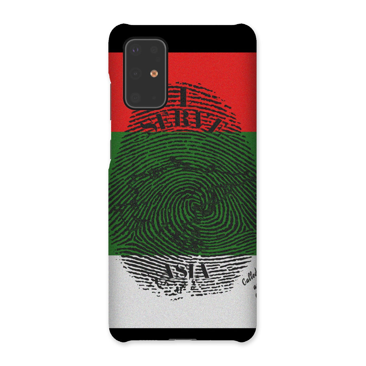 I Serve Asia Fingerprint Snap Phone Case