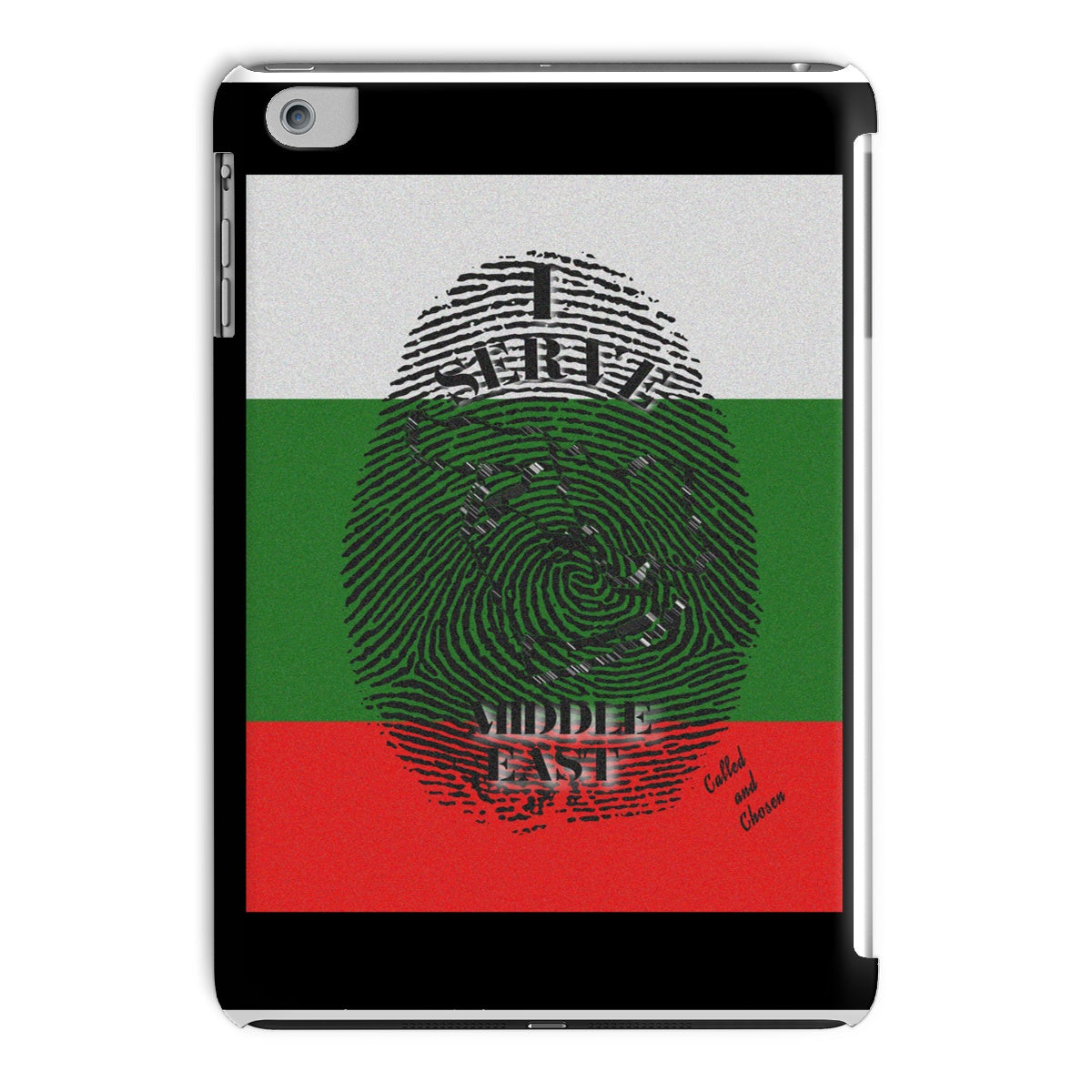 I Serve Middle East Fingerprint iPad Case