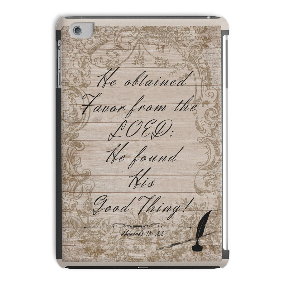 Her Proverbs 18:22 Vintage iPad Case