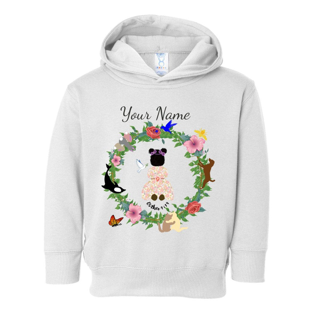 Personalized Born For This Time Toddler Girl’s Hoodie