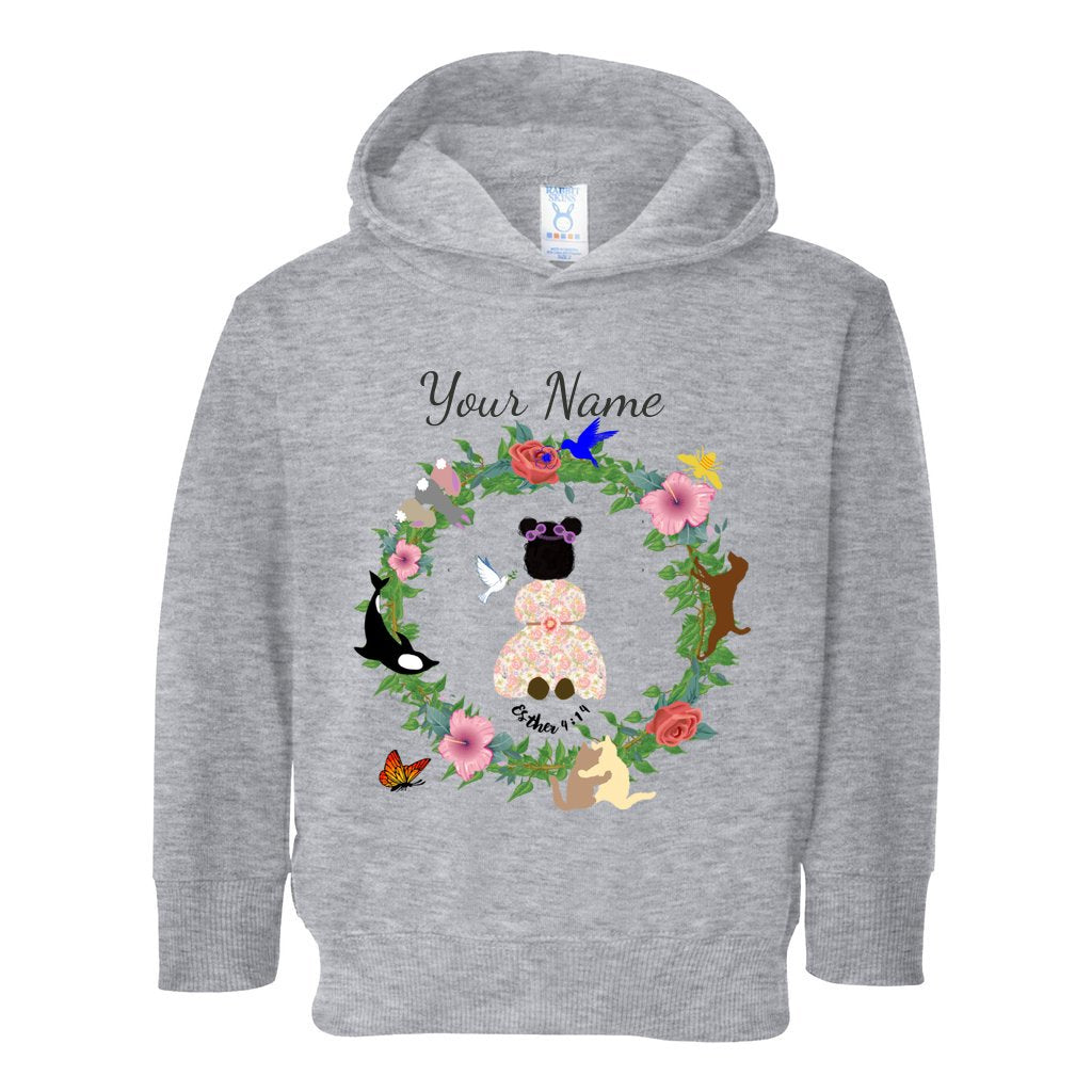Personalized Born For This Time Toddler Girl’s Hoodie