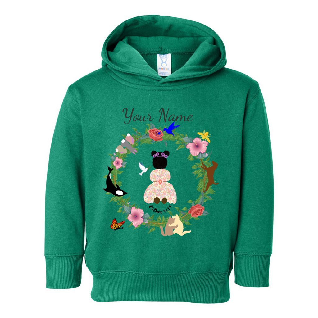 Personalized Born For This Time Toddler Girl’s Hoodie