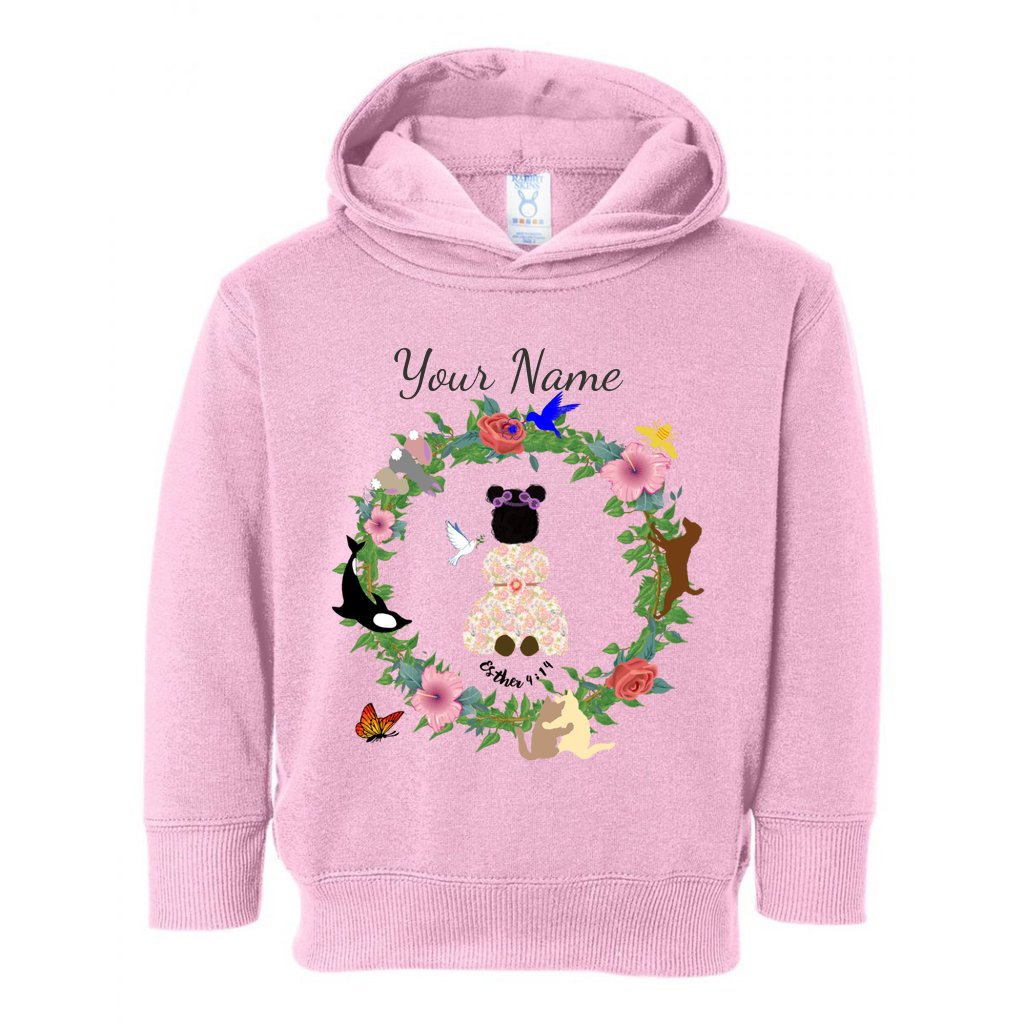 Personalized Born For This Time Toddler Girl’s Hoodie