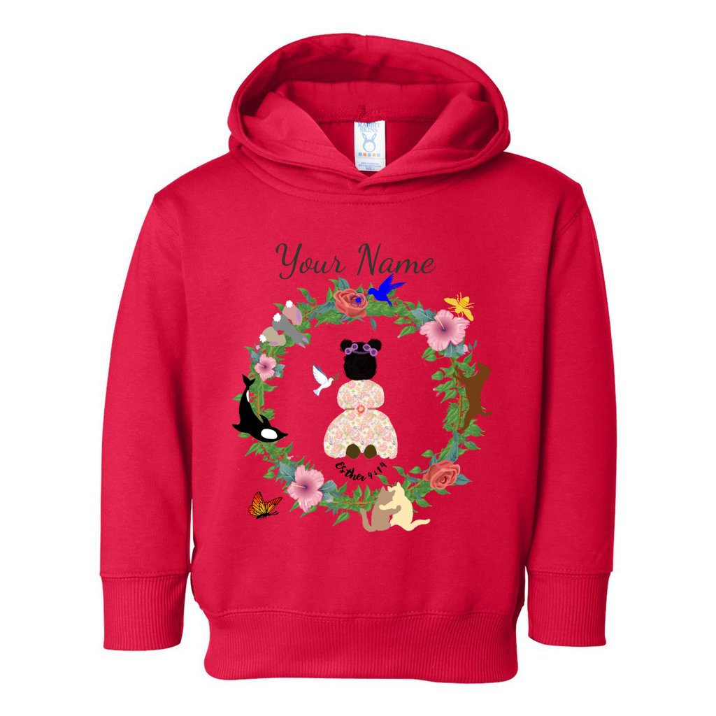 Personalized Born For This Time Toddler Girl’s Hoodie