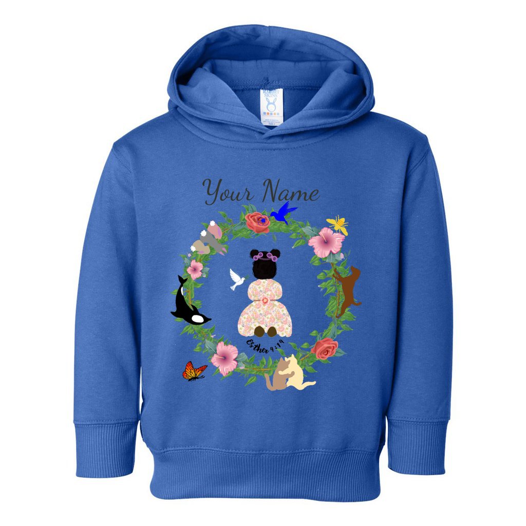 Personalized Born For This Time Toddler Girl’s Hoodie