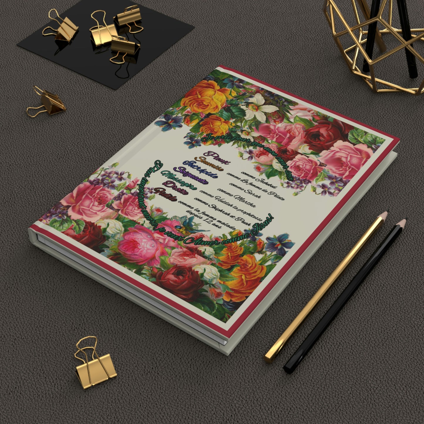 French || Love Like Jesus Girl's Journal || Floral