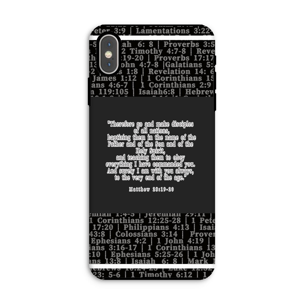 Matthew 28:19-20 Verse Tough Phone Case