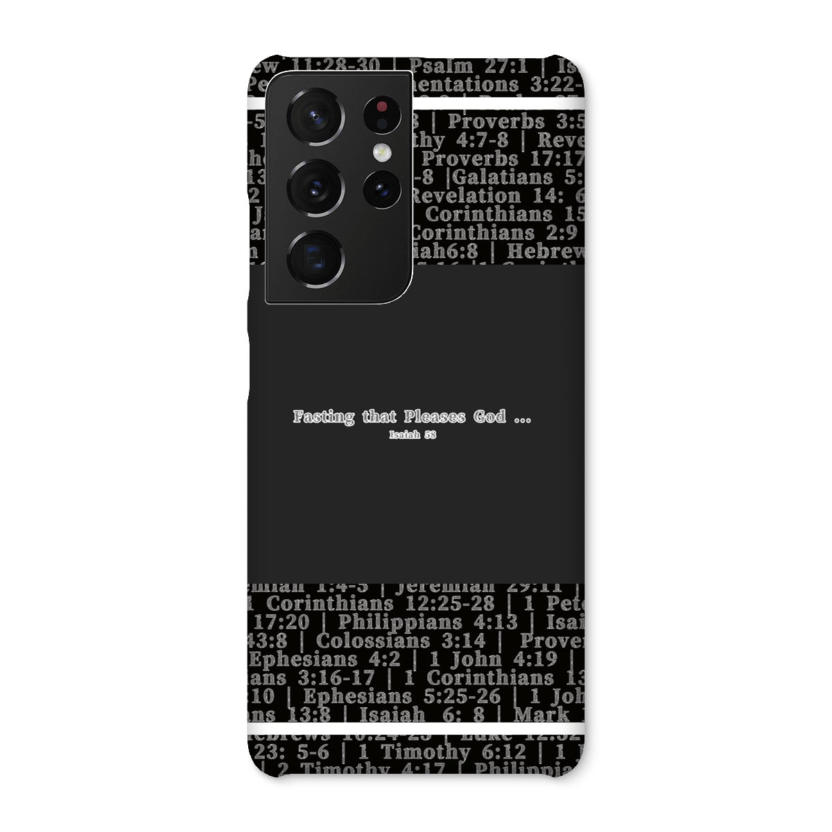 Isaiah 58 Verse Snap Phone Case