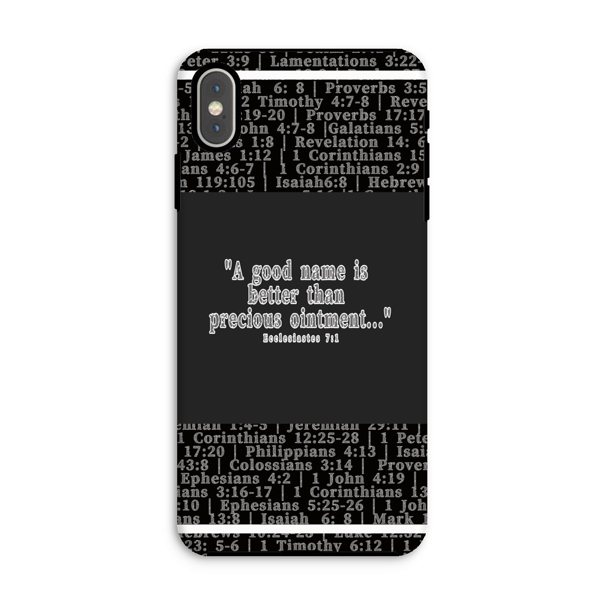Ecclesiastes 7:1 Verse Tough Phone Case