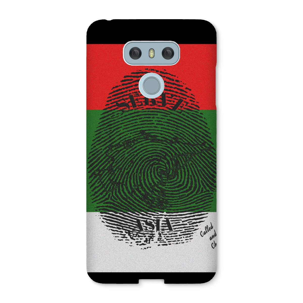 I Serve Asia Fingerprint Snap Phone Case