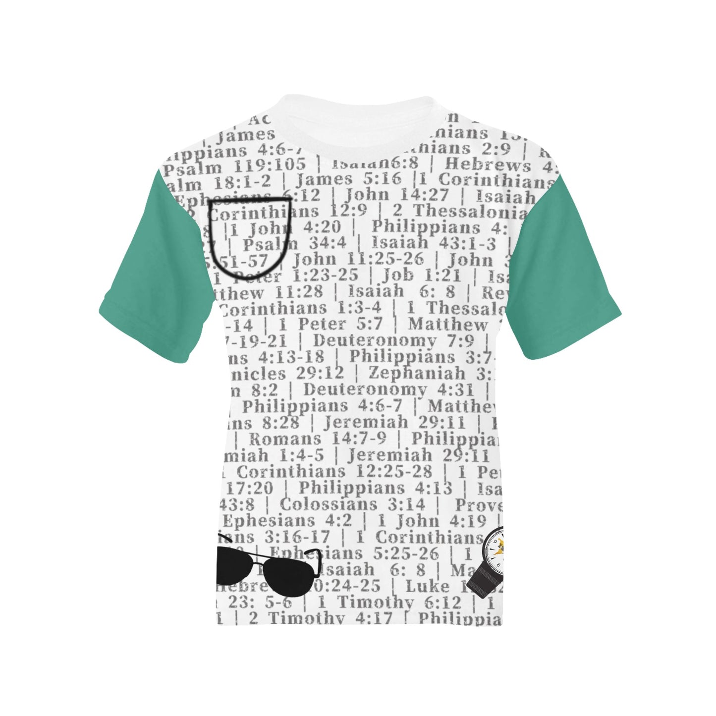 Youth Boy Psalm 46:10 Covered T-Shirt