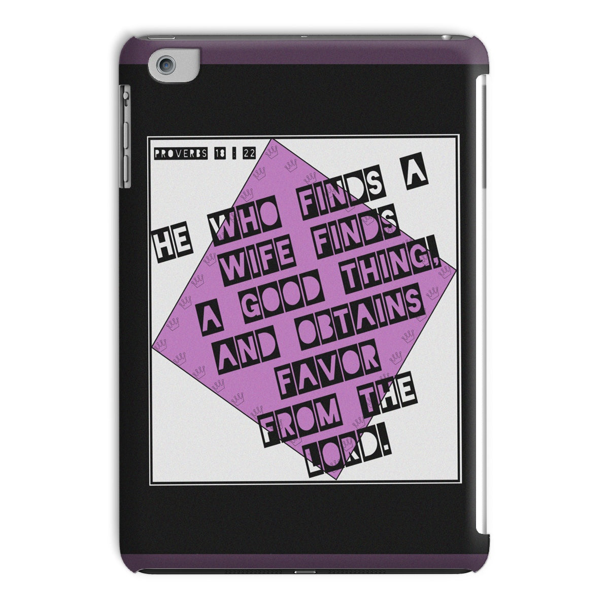 His Proverbs 18:22 Retro iPad Case