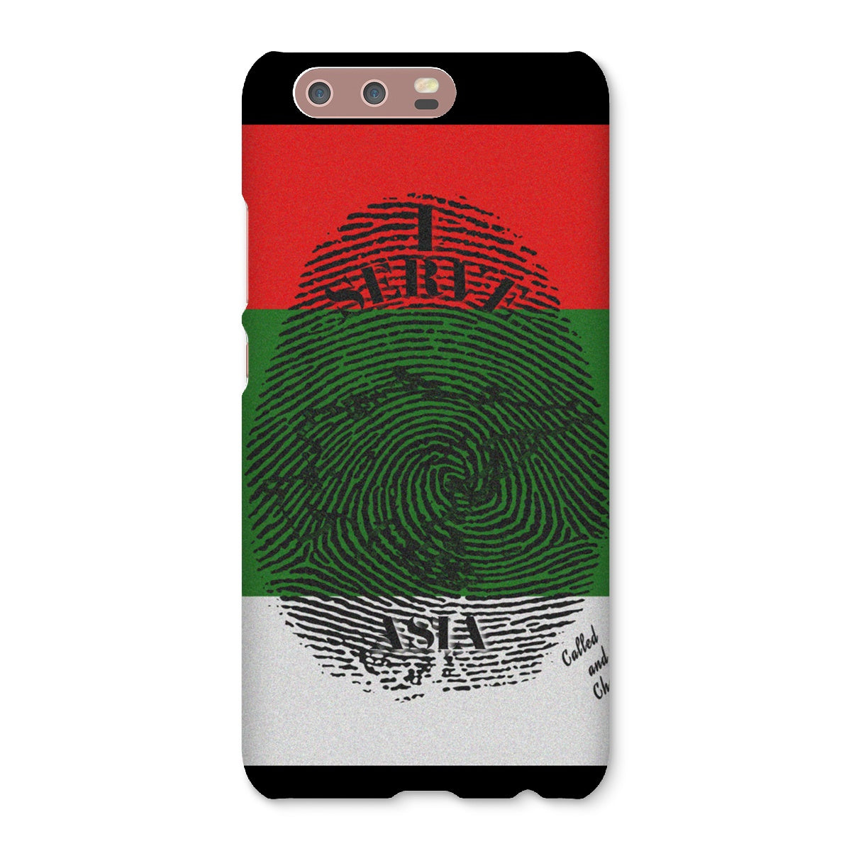 I Serve Asia Fingerprint Snap Phone Case