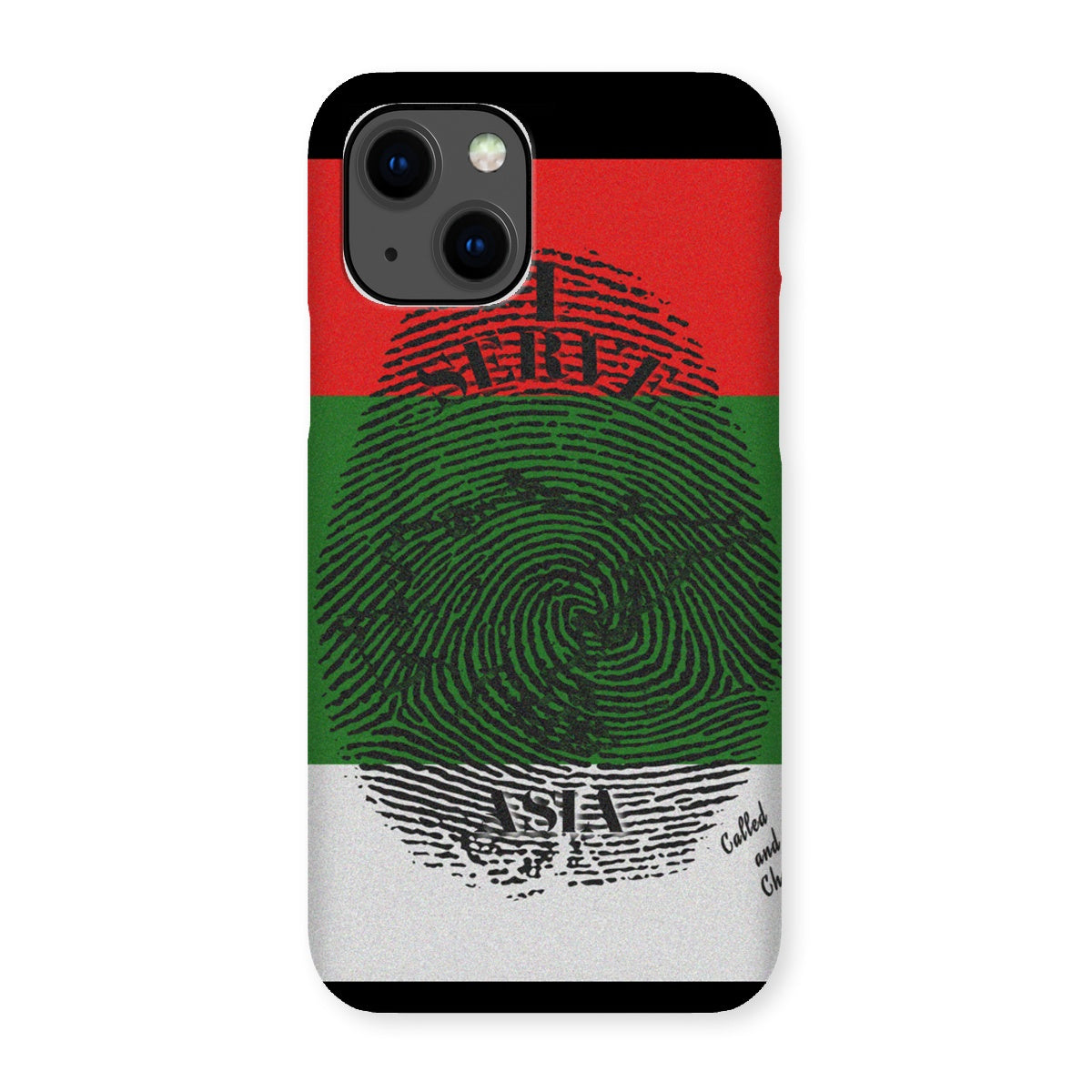 I Serve Asia Fingerprint Snap Phone Case