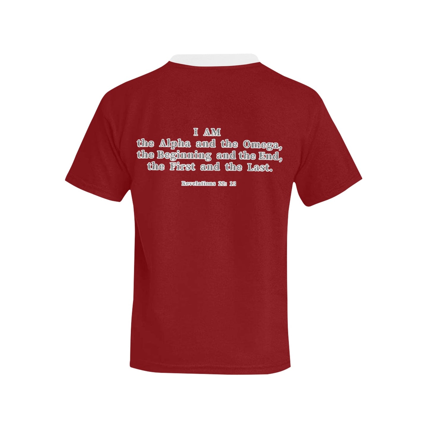 Youth Girl Revelation 22:13 Covered T-Shirt