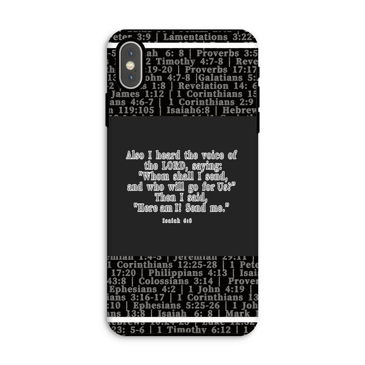 Isaiah 6:8 Verse Tough Phone Case