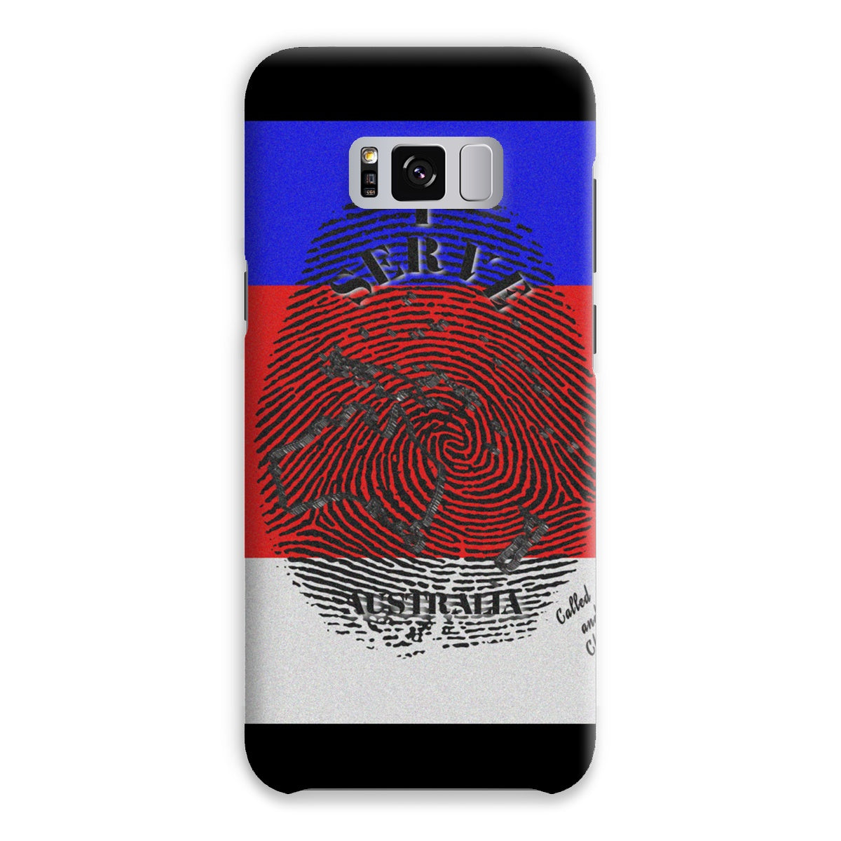 I Serve Australia Fingerprint Snap Phone Case