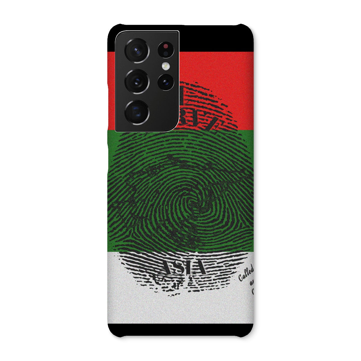 I Serve Asia Fingerprint Snap Phone Case