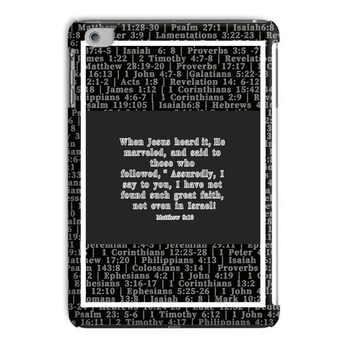 Matthew 8:10 Verse iPad Case