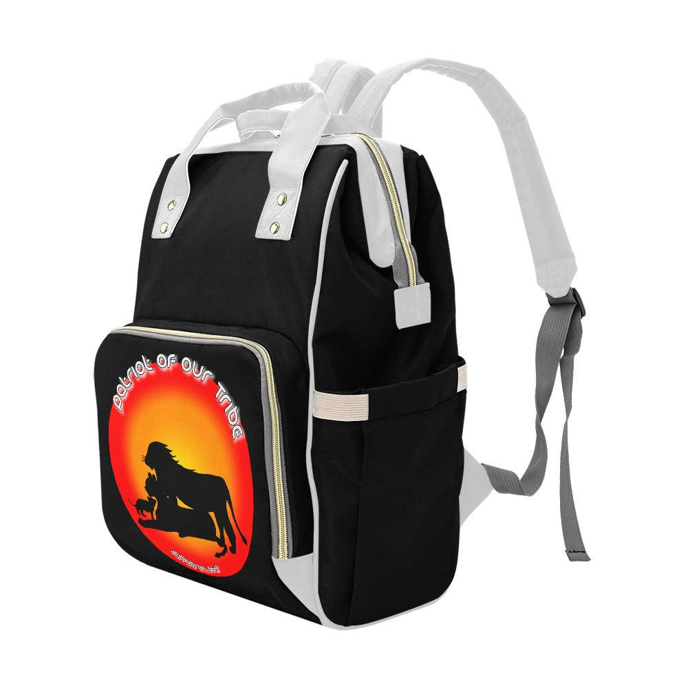 English and Spanish Our Family Tribe Diaper Backpack