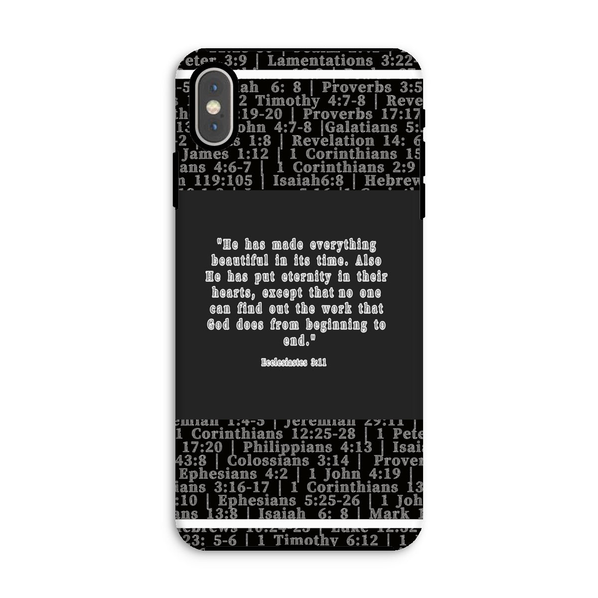 Ecclesiastes 3:11 Verse Tough Phone Case