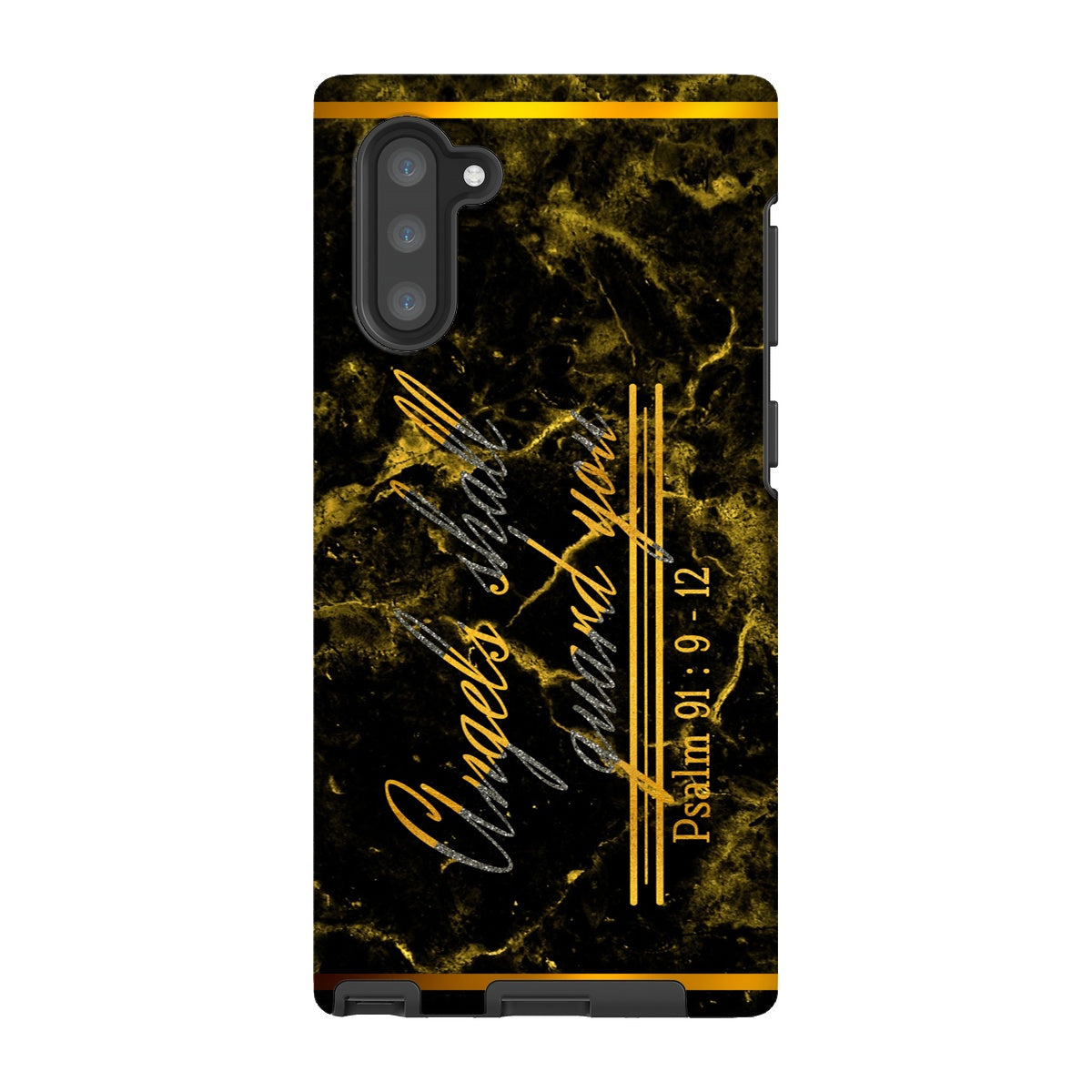 Angels Shall Guard You || Psalm 91:9-12 Tough Phone Case