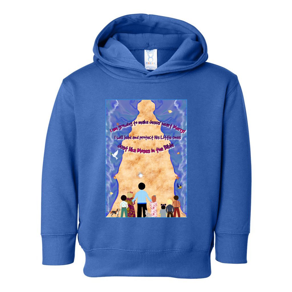 Making Jesus Merry Like Moses Boy's Toddler Hoodie