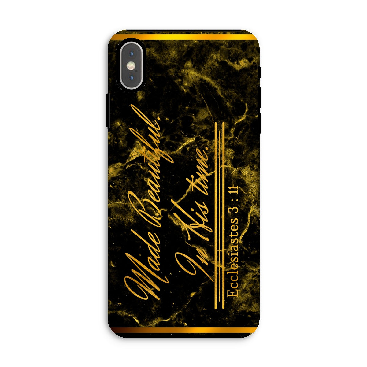 Made Beautiful in His Time || Ecclesiastes 3:11 Tough Phone Case