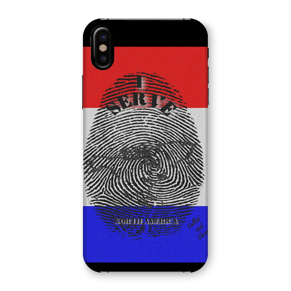 I Serve North America Fingerprint Snap Phone Case