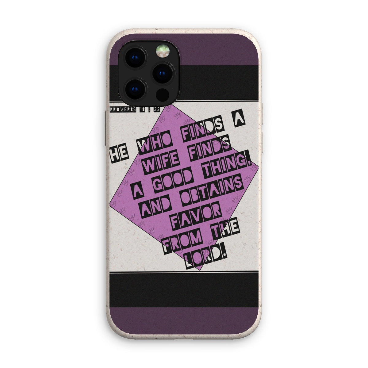 His Proverbs 18:22 Retro Eco Phone Case