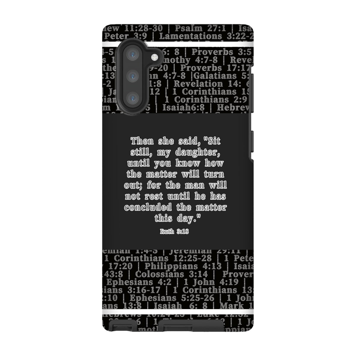 Ruth 3:18 Verse Tough Phone Case