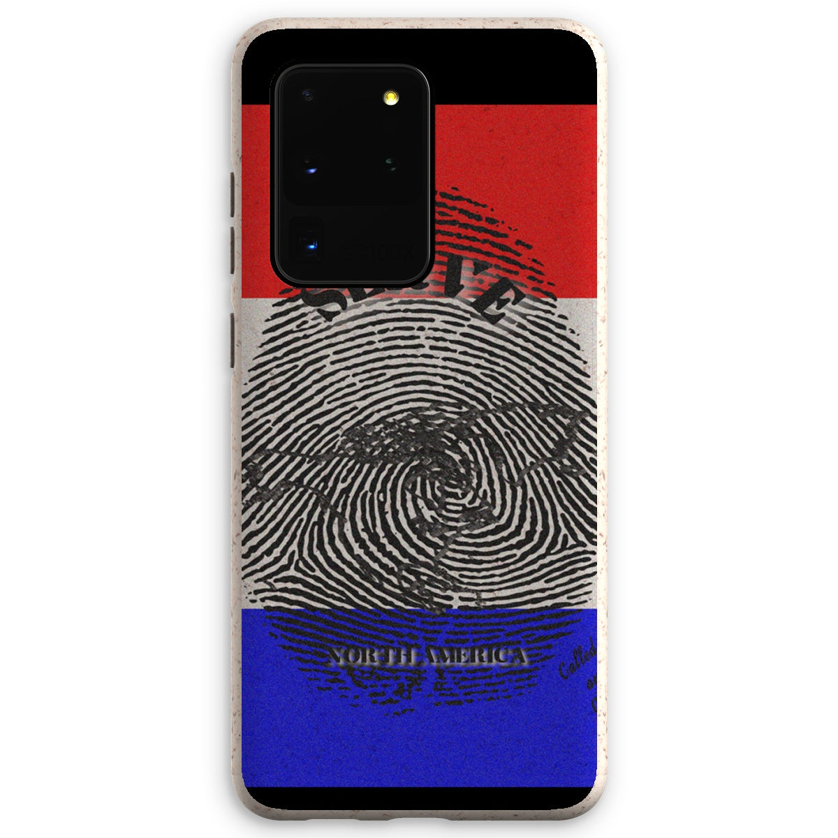 I Serve North America Fingerprint Eco Phone Case
