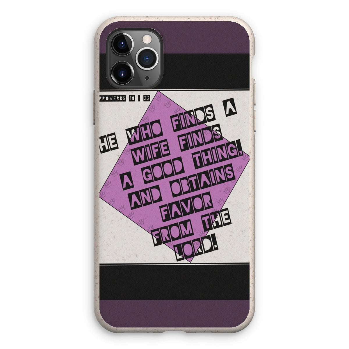His Proverbs 18:22 Retro Eco Phone Case