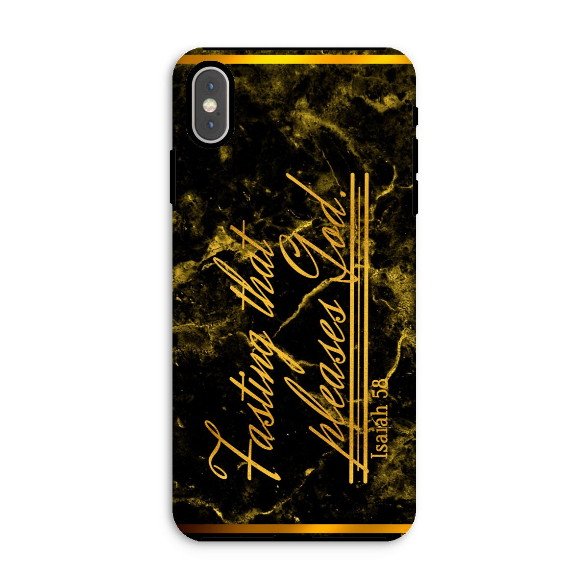 Fasting that Pleases God || Isaiah 58 Tough Phone Case
