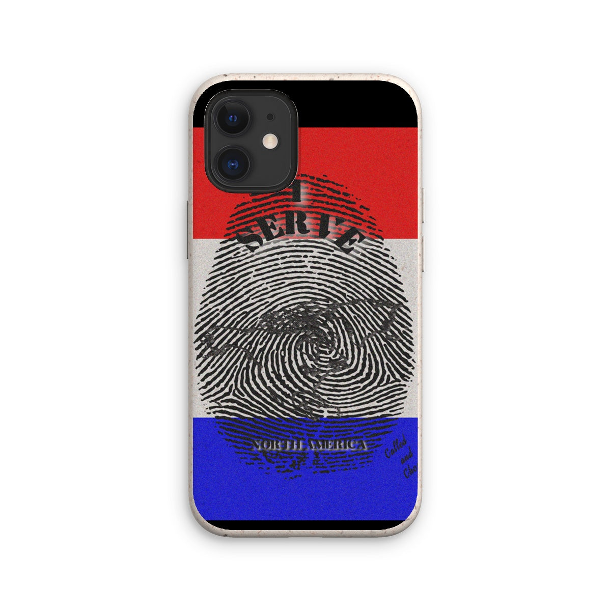 I Serve North America Fingerprint Eco Phone Case