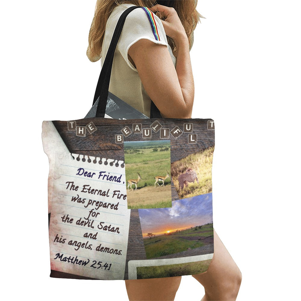 The Eternal Hell Fire Truth Canvas Tote