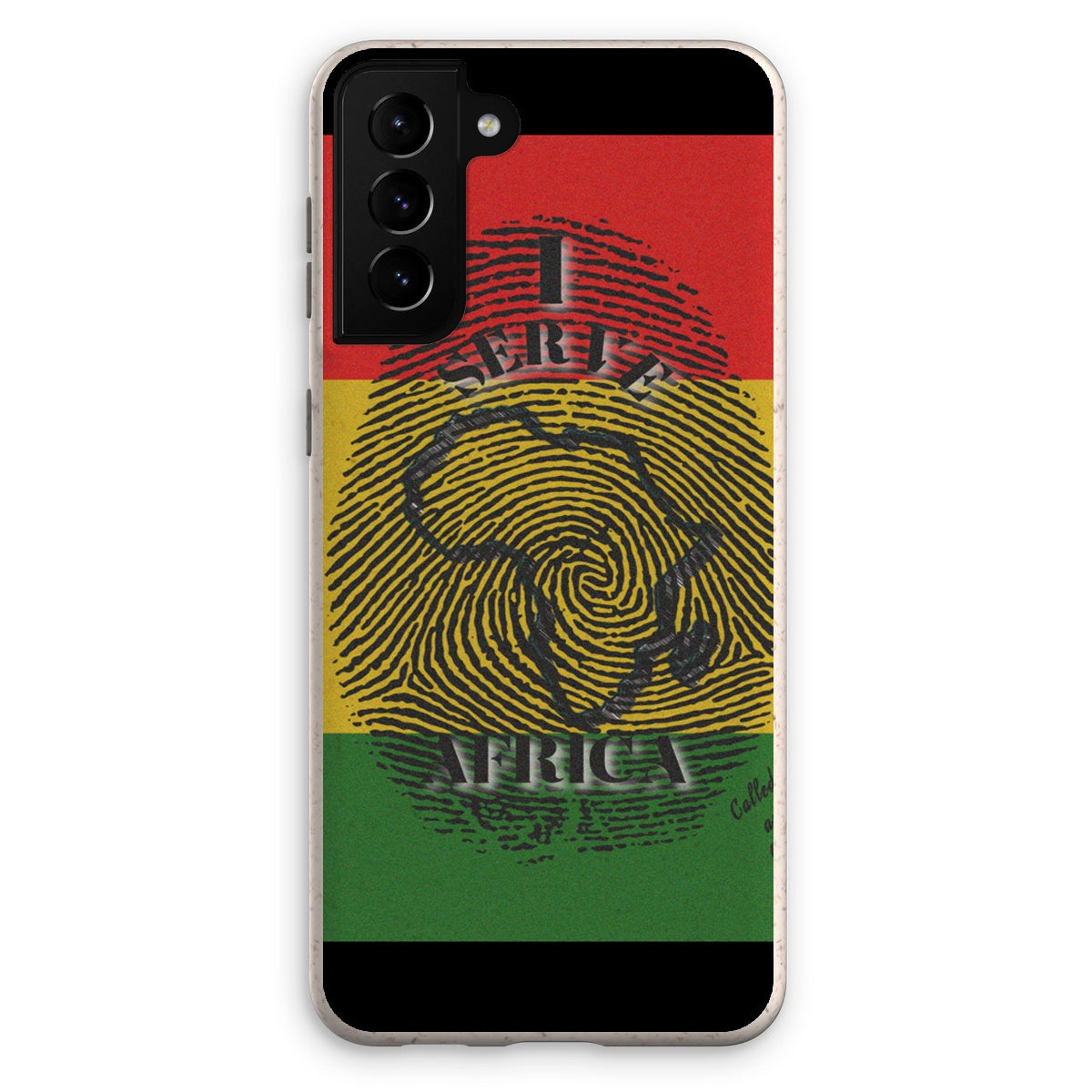 I Serve Africa Fingerprint Eco Phone Case