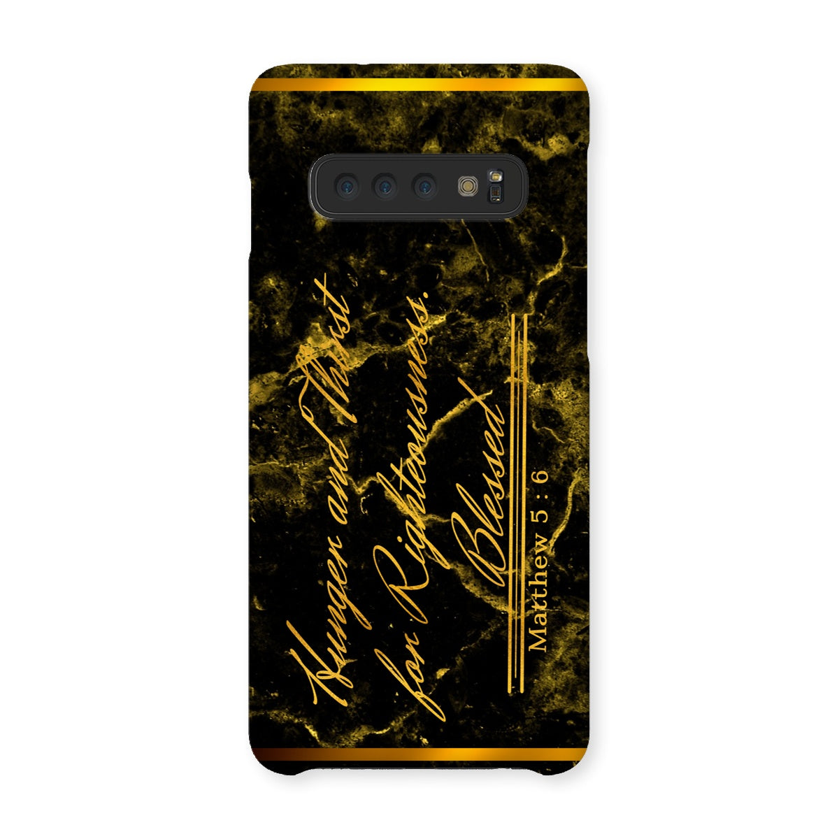 Hunger and Thirst for Righteousness || Matthew 5:6 Snap Phone Case