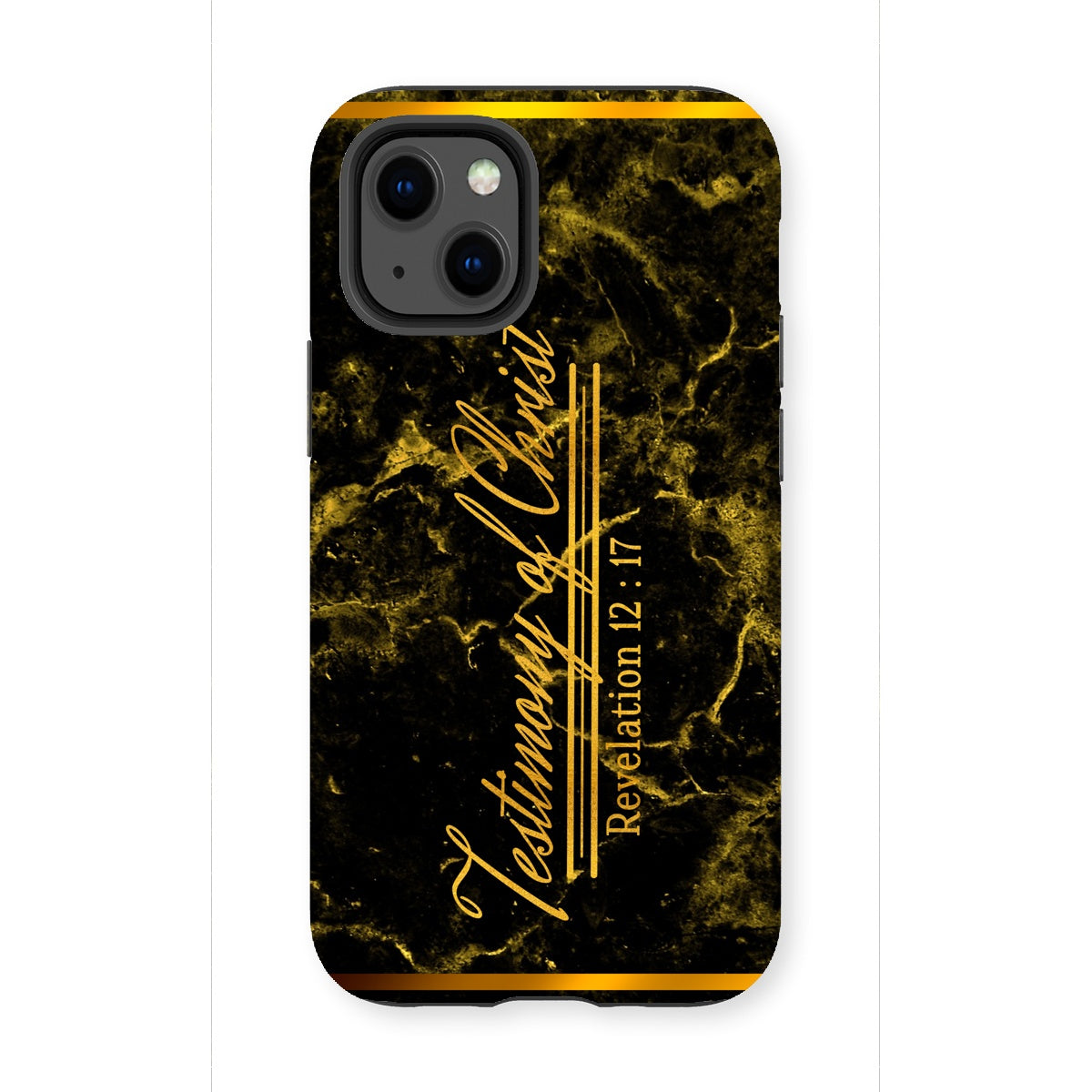 Testimony of Christ || Revelation 12:17 Tough Phone Case