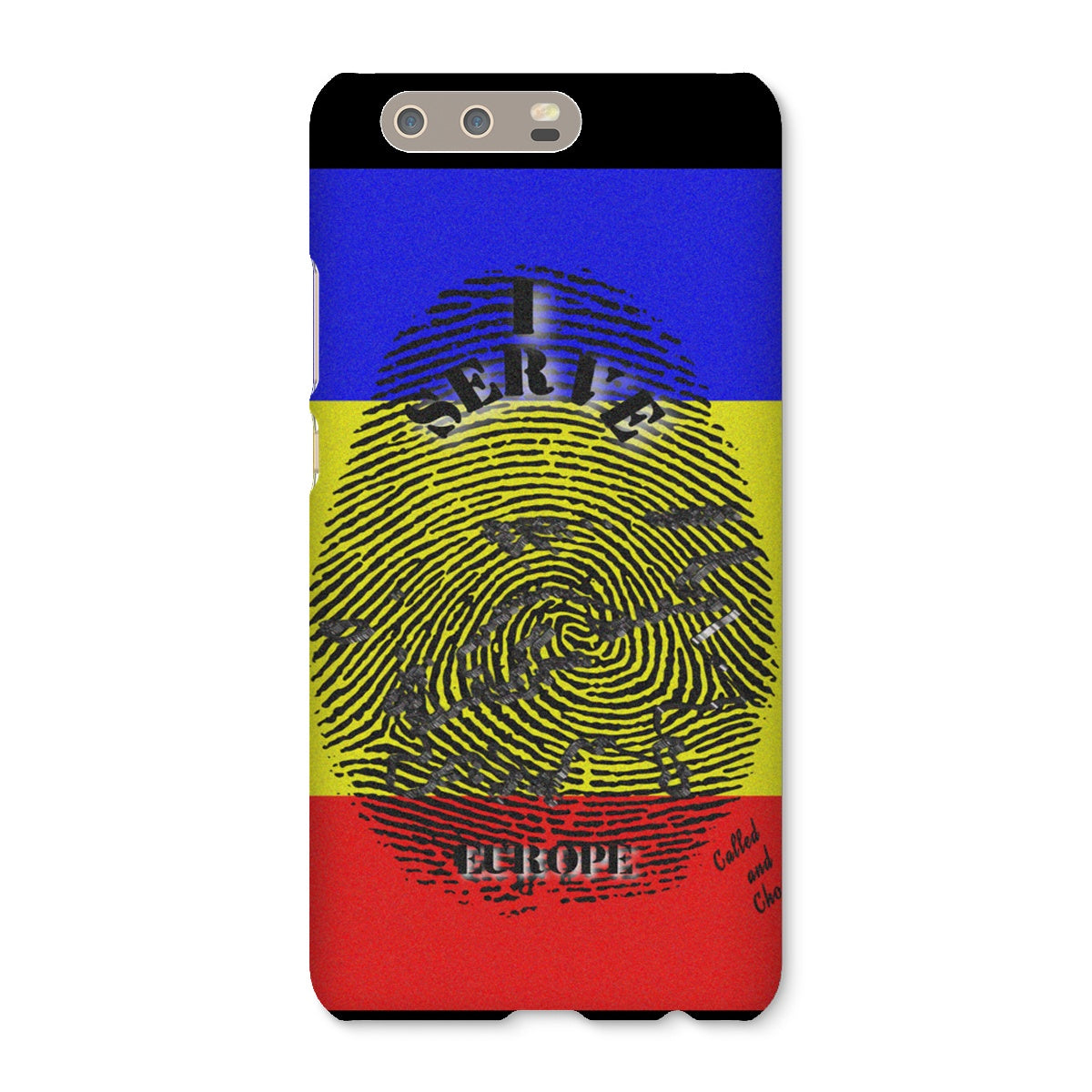 I Serve Europe Fingerprint Snap Phone Case