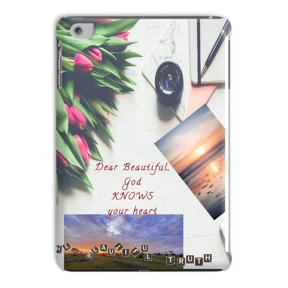 Dear Beautiful God Knows iPad Case