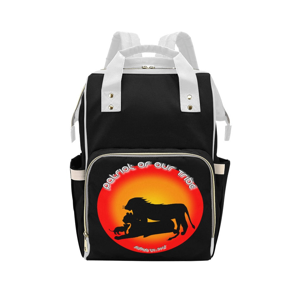 English and Spanish Our Family Tribe Diaper Backpack